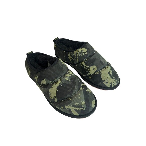 Sorel Womens Sz 6‎ Green Camo Slip On Lined Loafer Warm Comfy Slipper  #S24-6 - Picture 1 of 10